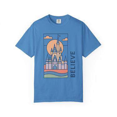 Believe Stained Glass Castle Tee